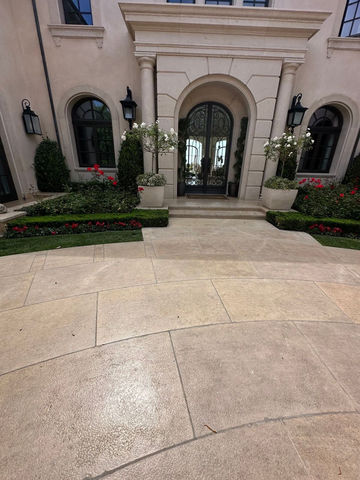 Entries and courtyards cleaning and restoration in Ladera Ranch, CA