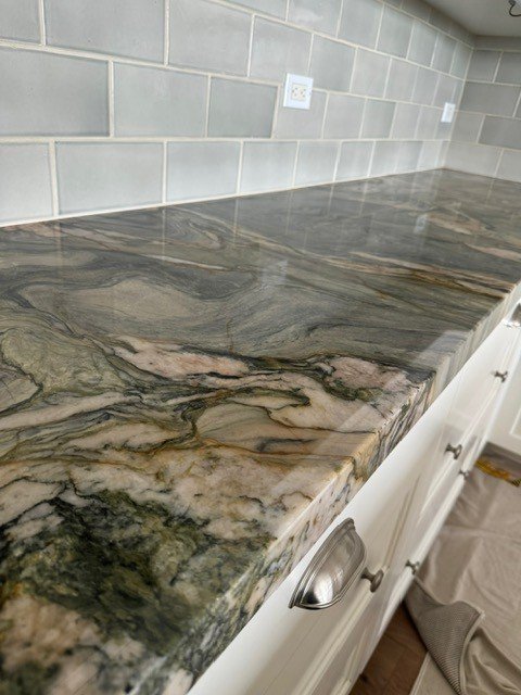 Quartzite kitchen countertop polished and sealed in Laguna Niguel, CA